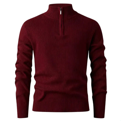 Halden Quarter Zip Knit Sweater