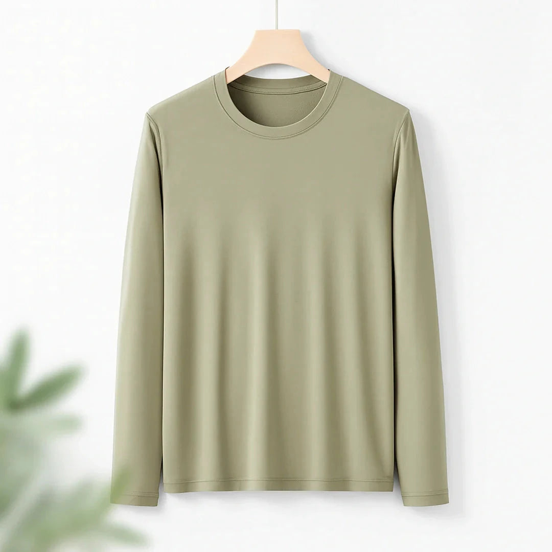 Men’s Premium Lenzing Modal Long Sleeve Tee – Comfort, Style & Lightness
