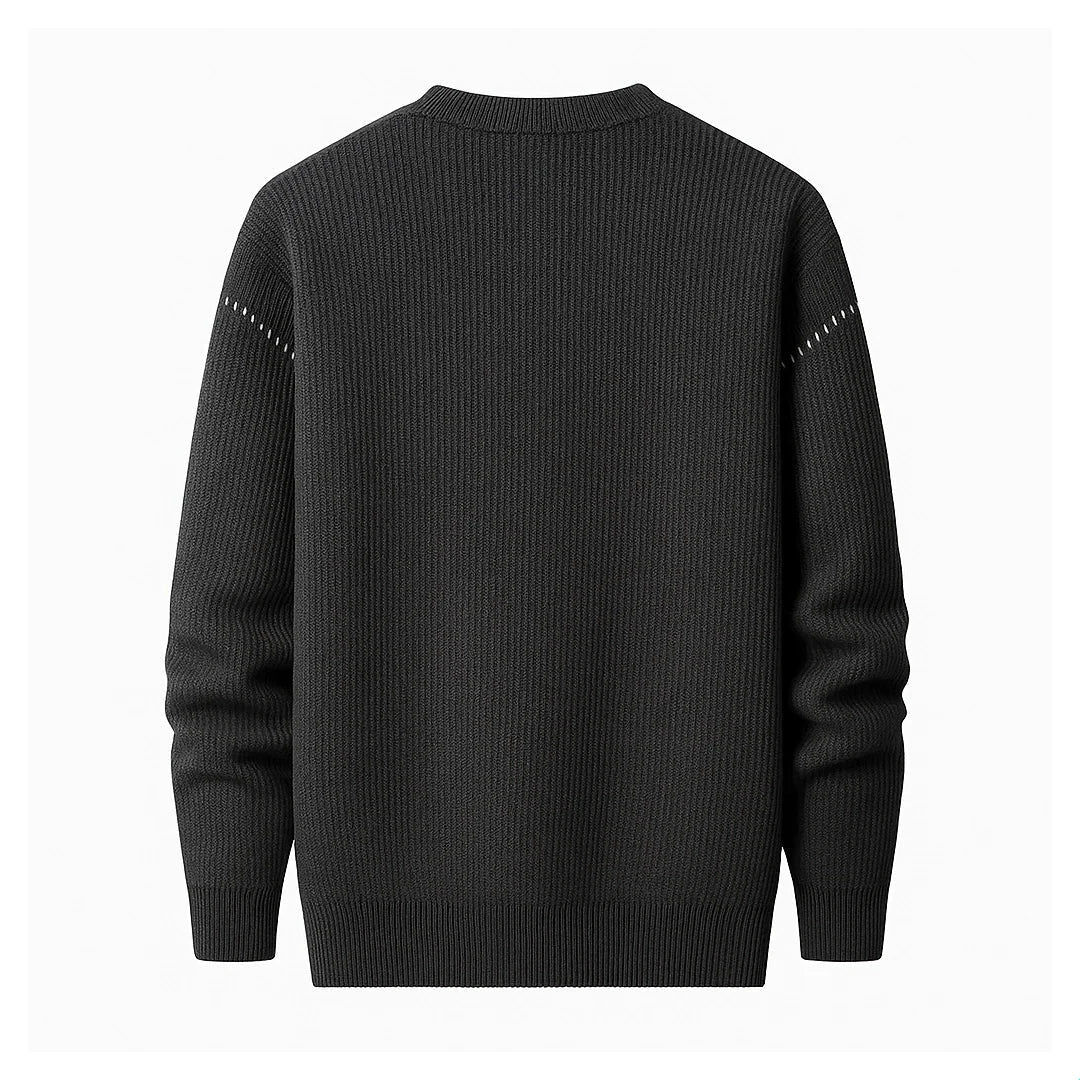 MetroEase Knit Crew Sweater – Effortless Warmth & Modern Simplicity