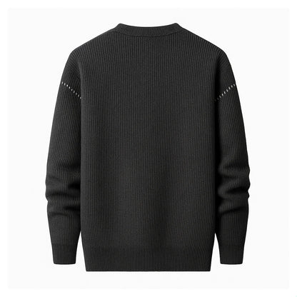 MetroEase Knit Crew Sweater – Effortless Warmth & Modern Simplicity