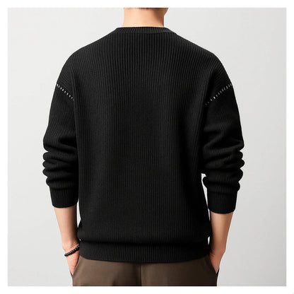 MetroEase Knit Crew Sweater – Effortless Warmth & Modern Simplicity