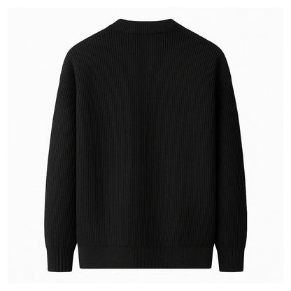 MetroEase Knit Crew Sweater – Effortless Warmth & Modern Simplicity