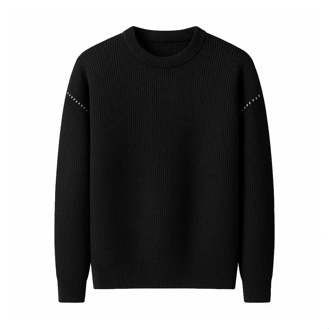 MetroEase Knit Crew Sweater – Effortless Warmth & Modern Simplicity