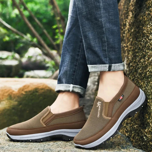 MetroFlow Comfort Slip-On Shoes + Free Premium Insole