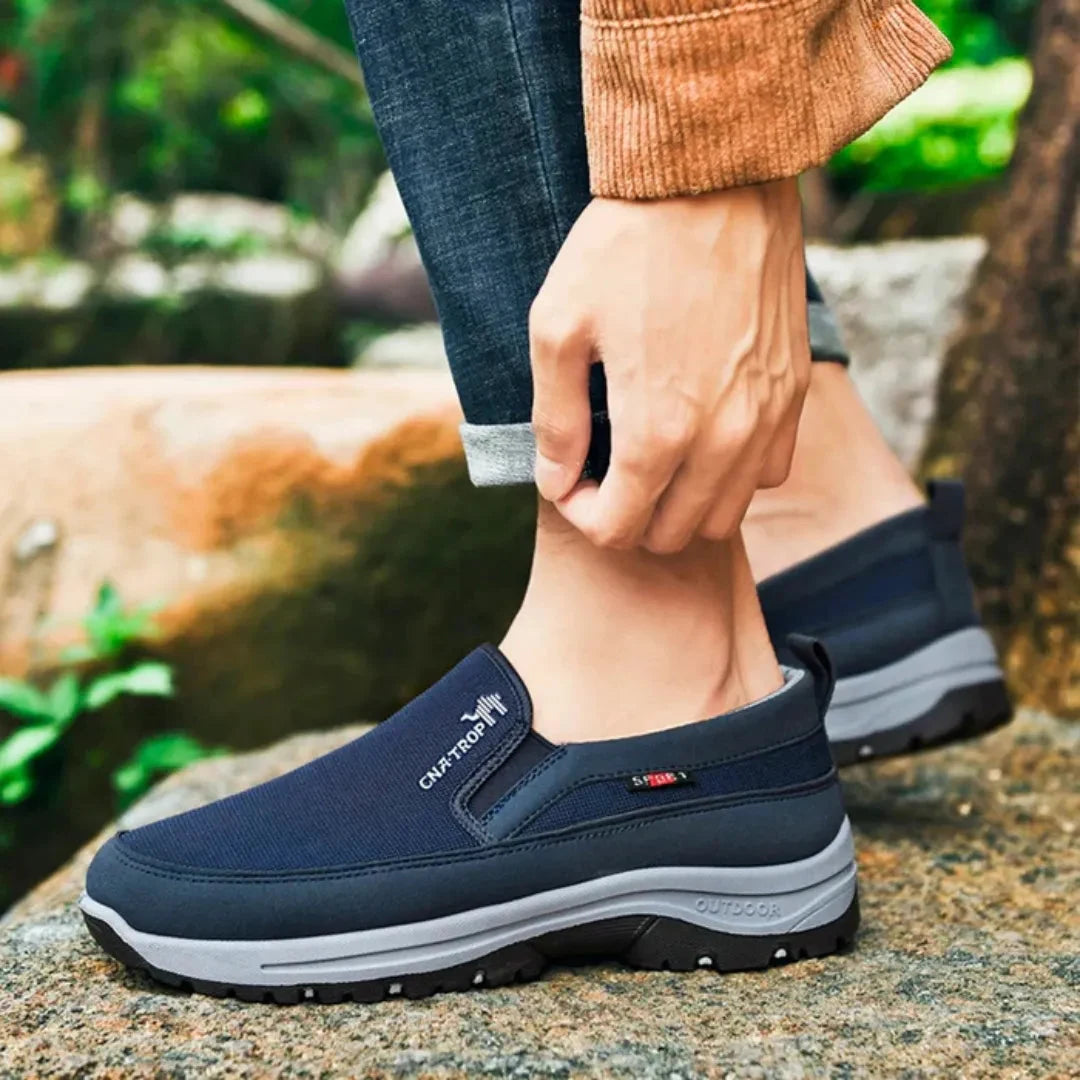 MetroFlow Comfort Slip-On Shoes + Free Premium Insole