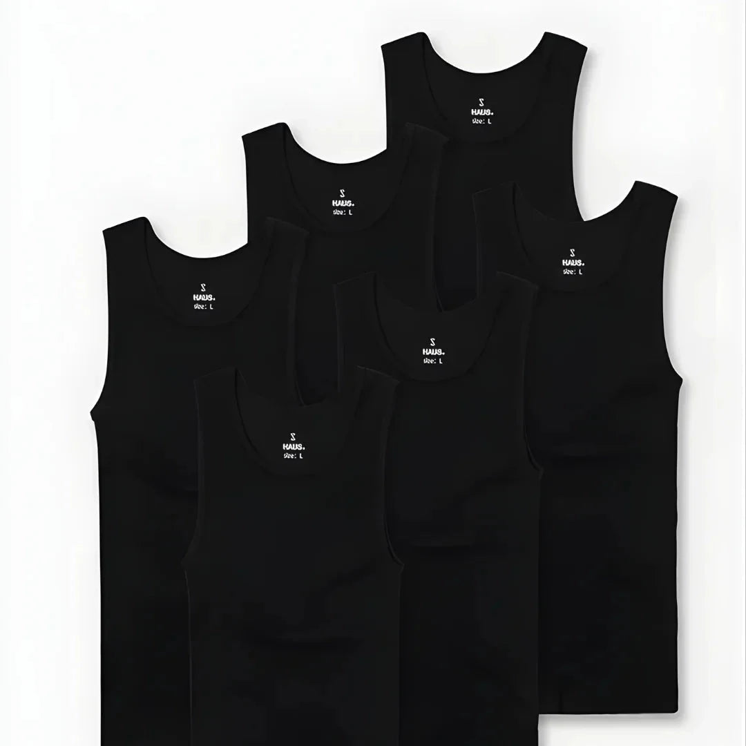 Premium Ultra-Soft Fitted Tank Top 3-Pack Bundle