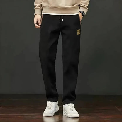 Fleece-Lined Corduroy Trousers