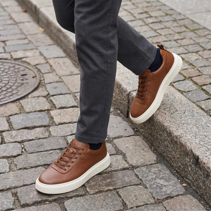 Wembley Classic Leather Sneakers + Free Premium Insole