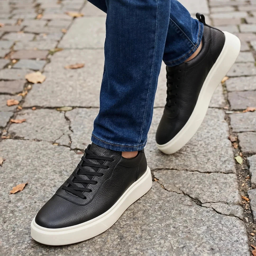 Wembley Classic Leather Sneakers + Free Premium Insole