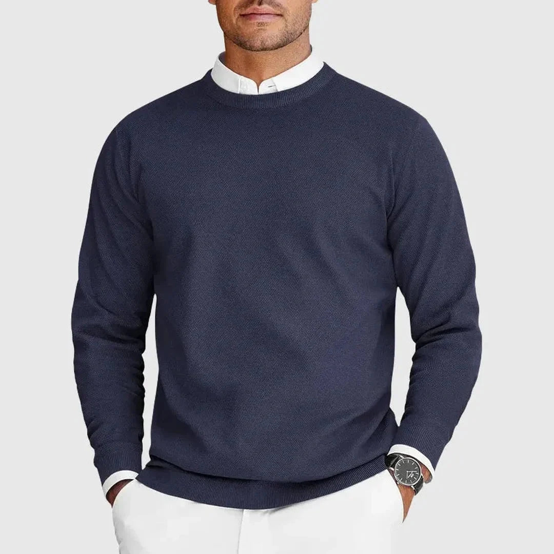 Wexford Knit Crew - Balanced Warmth, Modern Ease